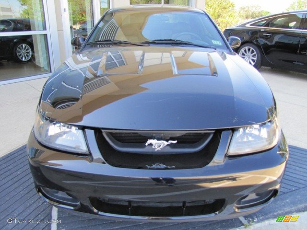 2003 Mustang Cobra Coupe - Black / Dark Charcoal/Medium Parchment photo #6