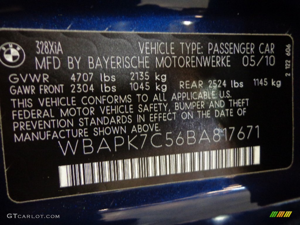 2011 3 Series 328i xDrive Sedan - Deep Sea Blue Metallic / Beige Dakota Leather photo #25