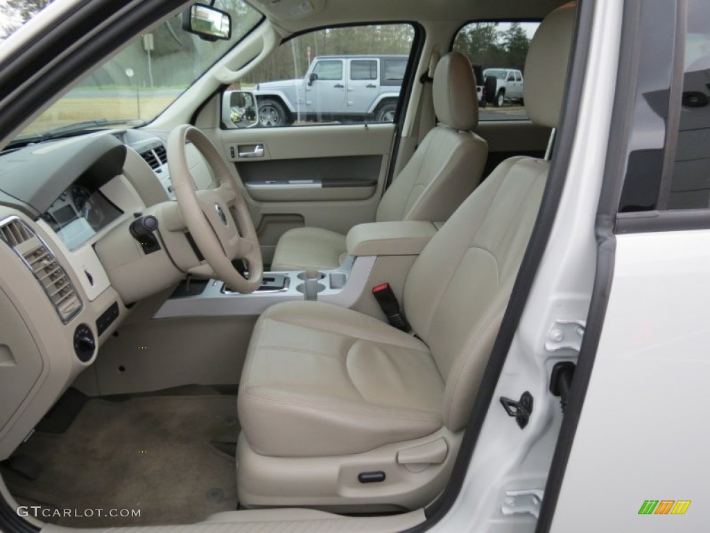 Stone/Greystone Interior 2011 Mercury Mariner Premier V6 Photo #78926346