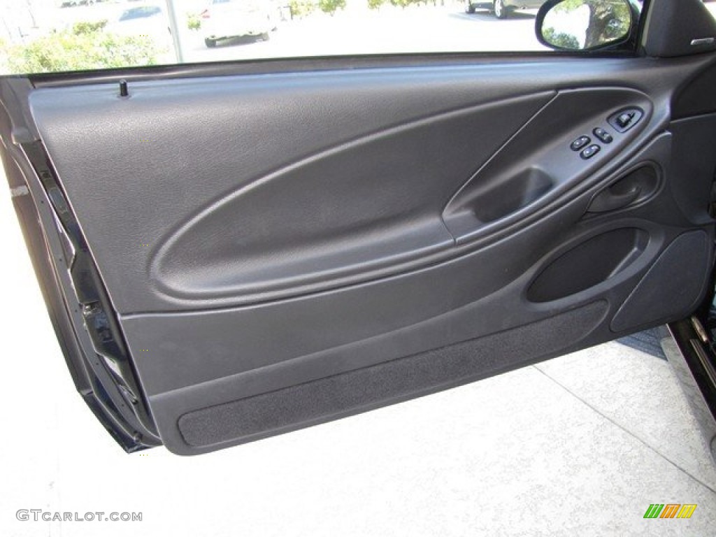 2003 Ford Mustang Cobra Coupe Dark Charcoal/Medium Parchment Door Panel Photo #78926497