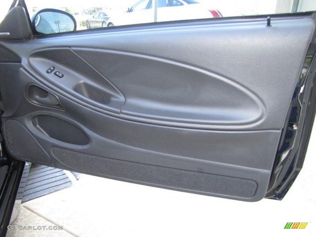 2003 Ford Mustang Cobra Coupe Dark Charcoal/Medium Parchment Door Panel Photo #78926520