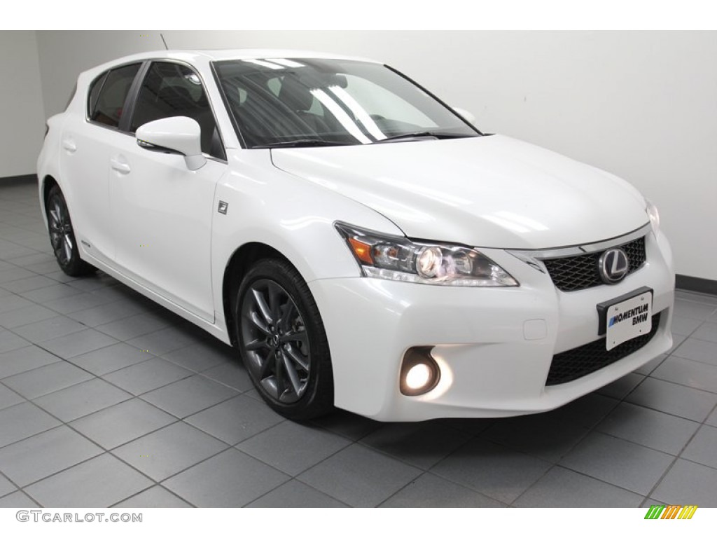2012 CT F Sport Special Edition Hybrid - Starfire White Pearl / Black photo #1