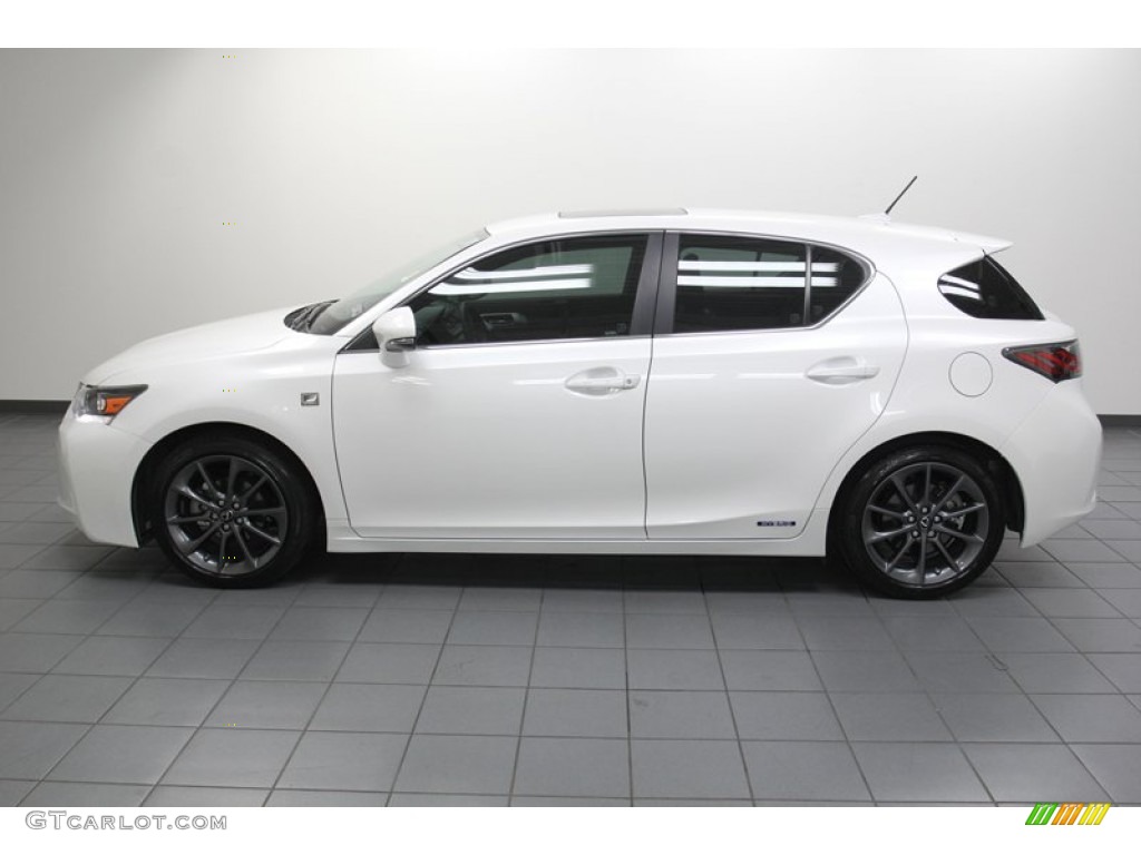 Starfire White Pearl 2012 Lexus CT F Sport Special Edition Hybrid Exterior Photo #78926686
