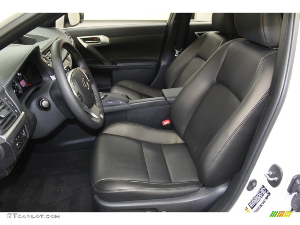 Black Interior 2012 Lexus CT F Sport Special Edition Hybrid Photo #78926707