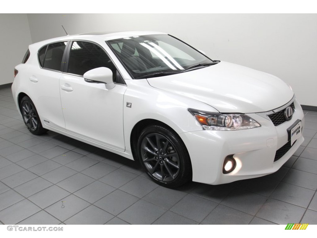Starfire White Pearl 2012 Lexus CT F Sport Special Edition Hybrid Exterior Photo #78926808