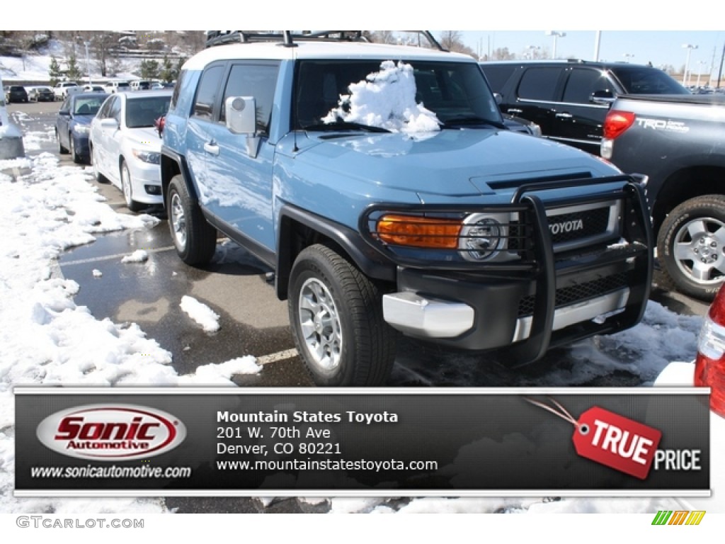 2011 FJ Cruiser 4WD - Cavalry Blue / Dark Charcoal photo #1