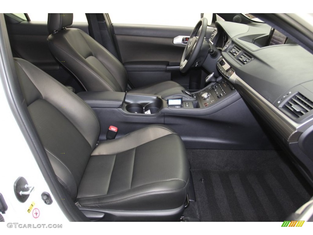 Black Interior 2012 Lexus CT F Sport Special Edition Hybrid Photo #78927470