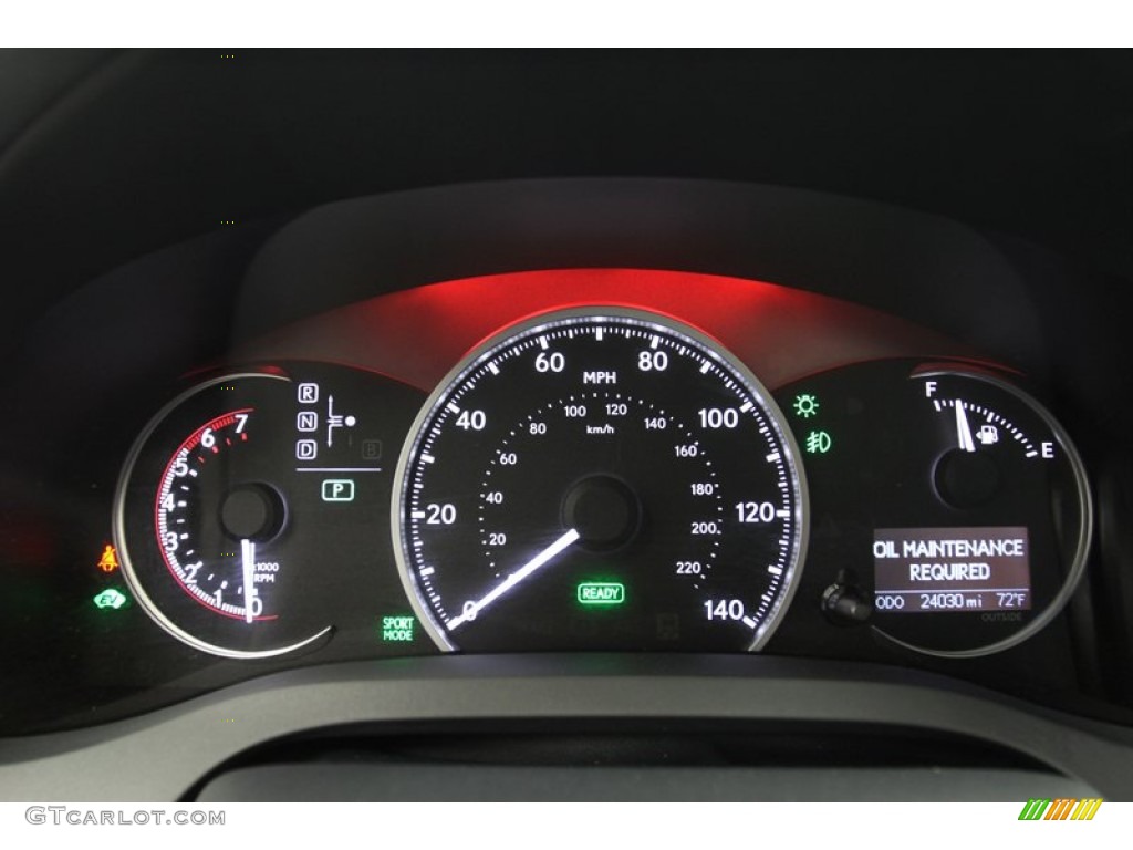 2012 Lexus CT F Sport Special Edition Hybrid Gauges Photo #78927609