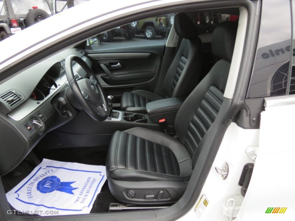 Black Interior 2010 Volkswagen CC Sport Photo #78928418