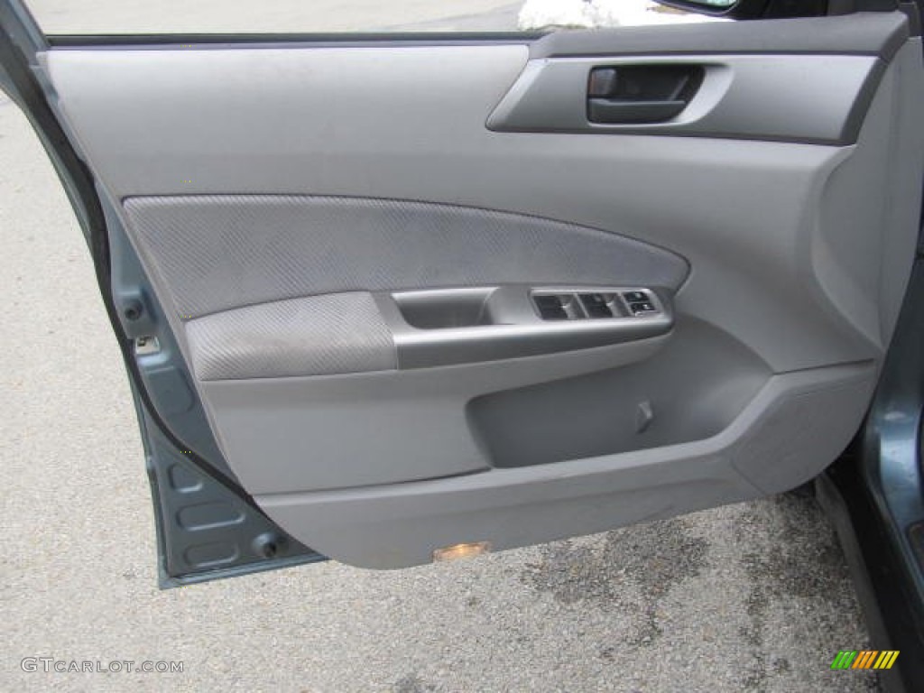 2009 Forester 2.5 X - Sage Green Metallic / Platinum photo #6