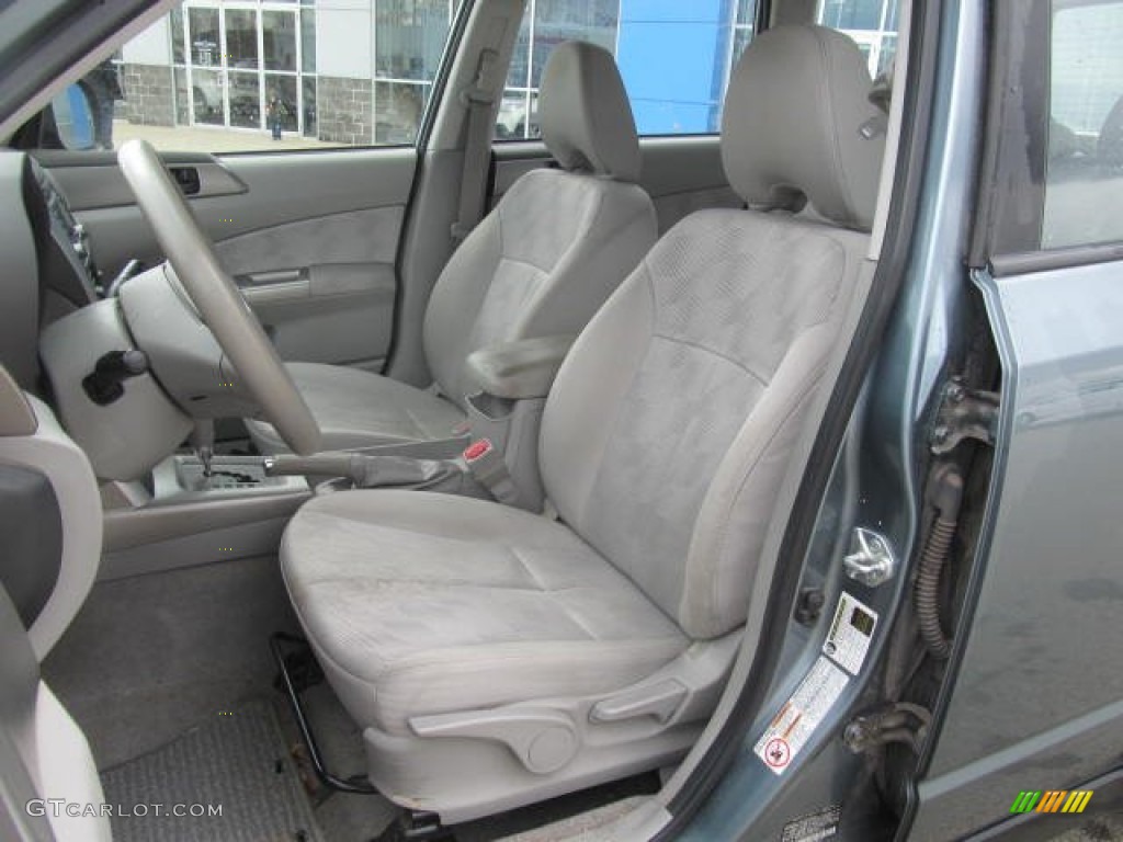 2009 Forester 2.5 X - Sage Green Metallic / Platinum photo #7