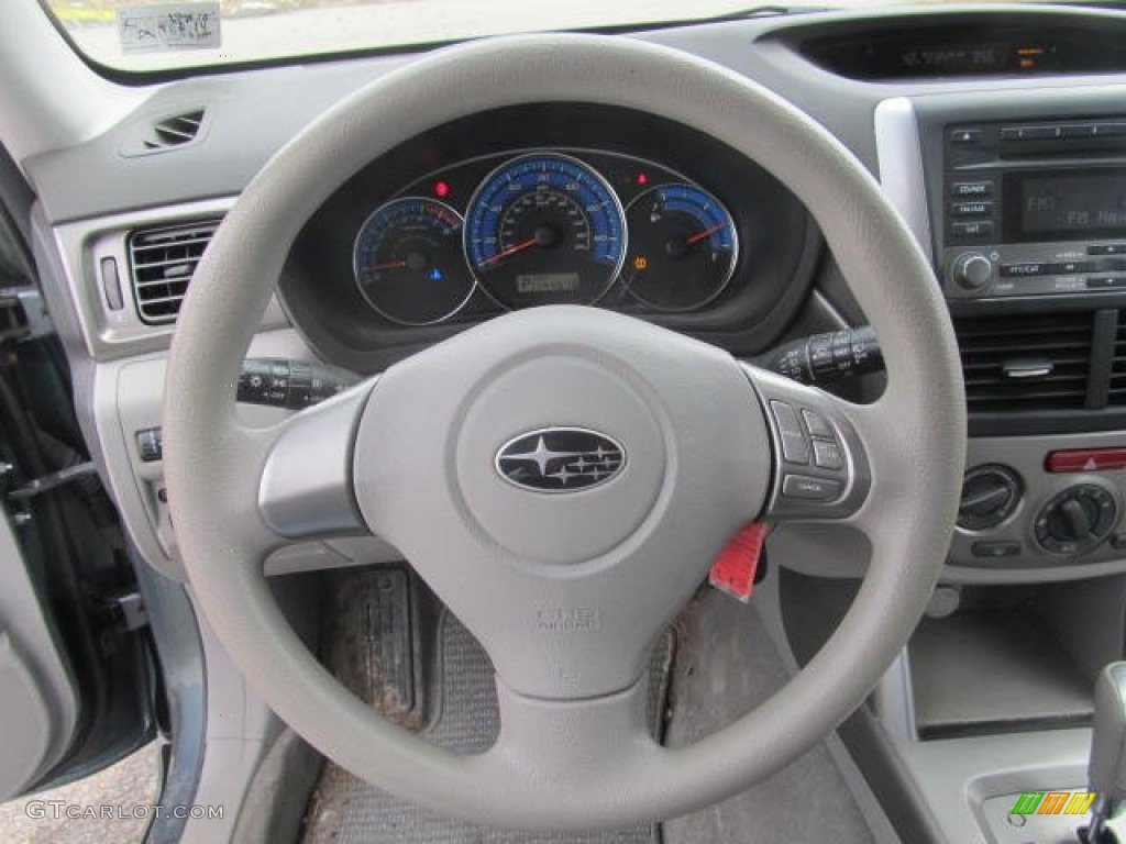2009 Forester 2.5 X - Sage Green Metallic / Platinum photo #10