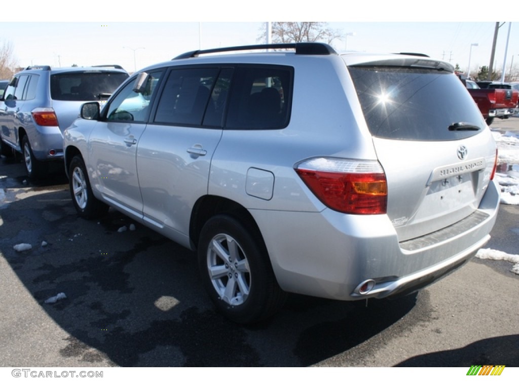 2010 Highlander V6 4WD - Classic Silver Metallic / Ash photo #3