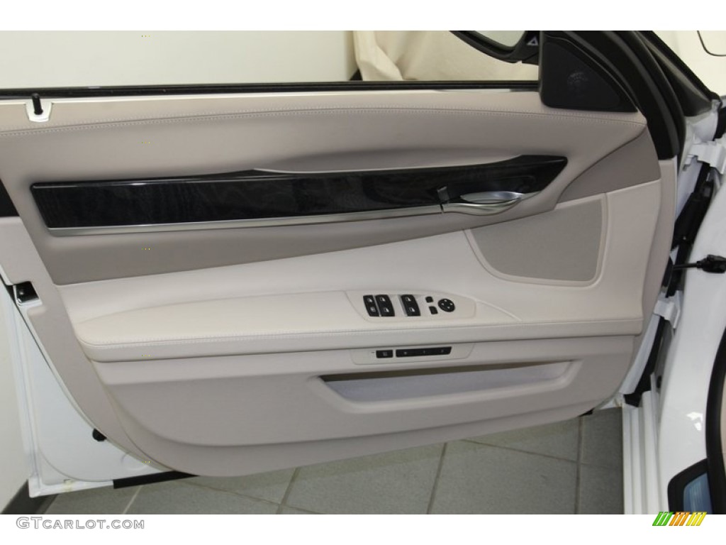 2013 BMW 7 Series 750Li Sedan Oyster Door Panel Photo #78929475