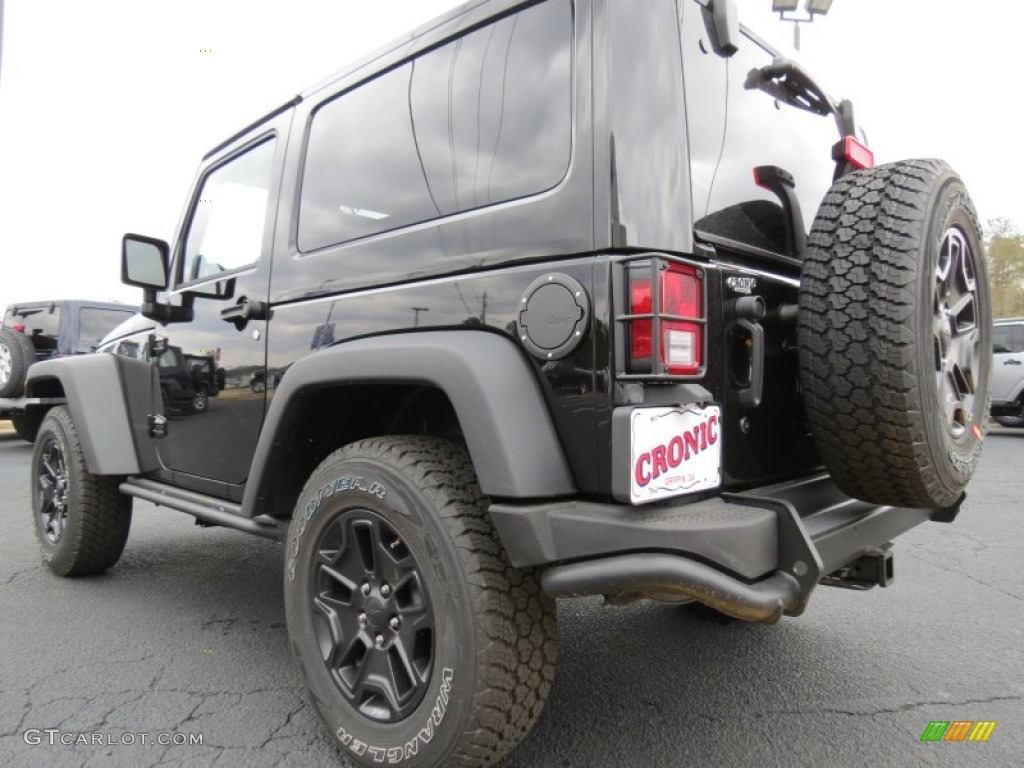 2013 Wrangler Moab Edition 4x4 - Black / Moab Dark Saddle Leather photo #5