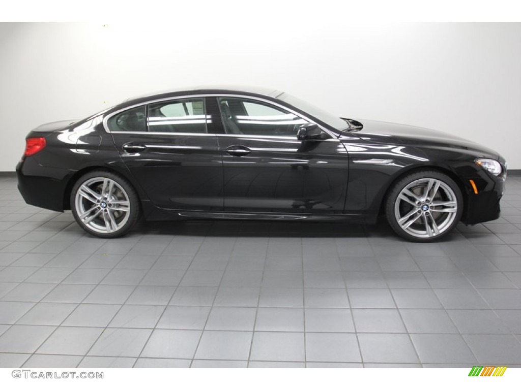 2013 6 Series 650i Gran Coupe - Black Sapphire Metallic / Black photo #2