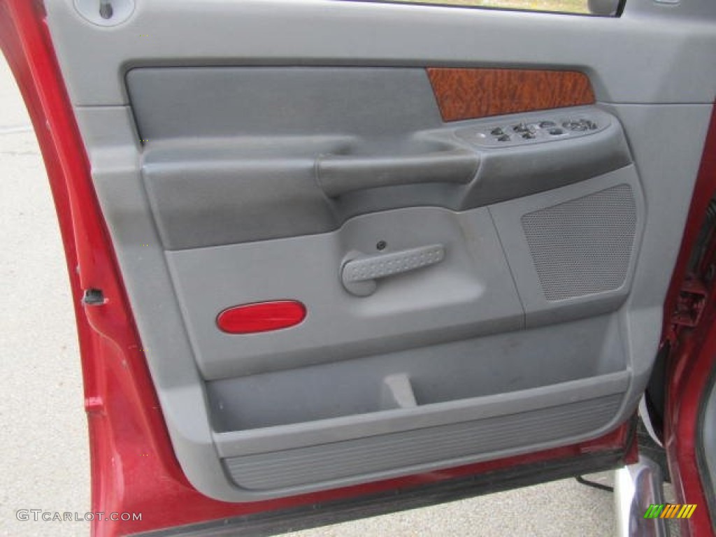 2006 Dodge Ram 3500 SLT Mega Cab 4x4 Medium Slate Gray Door Panel Photo #78929997