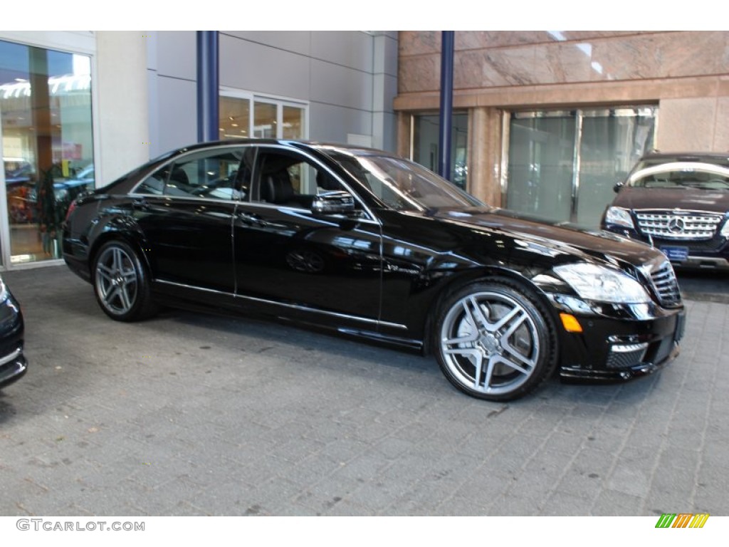 Black 2012 Mercedes-Benz S 63 AMG Sedan Exterior Photo #78930151