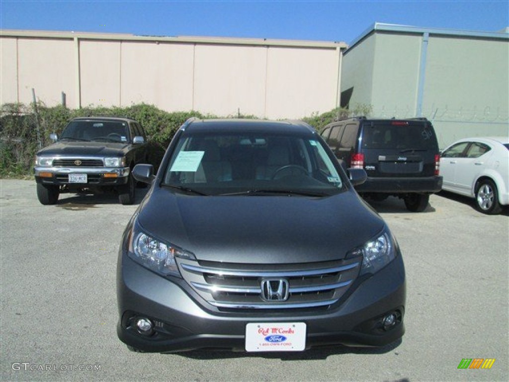 2012 CR-V EX-L - Polished Metal Metallic / Gray photo #4