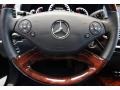 2012 Mercedes-Benz S AMG Black Interior Steering Wheel Photo