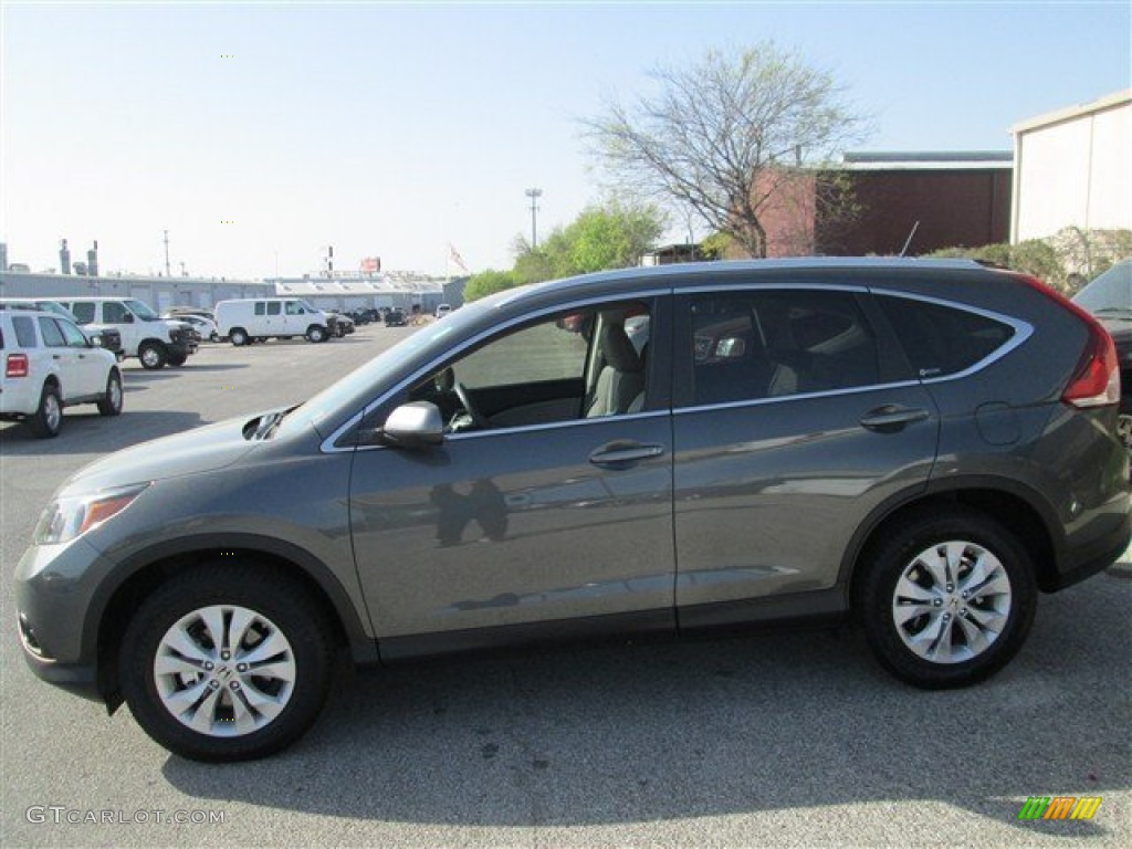 2012 CR-V EX-L - Polished Metal Metallic / Gray photo #6