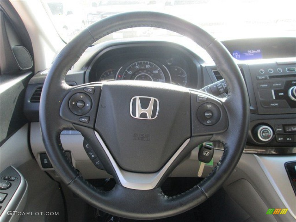 2012 CR-V EX-L - Polished Metal Metallic / Gray photo #13