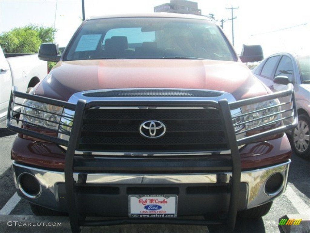 2008 Tundra Double Cab - Salsa Red Pearl / Beige photo #4