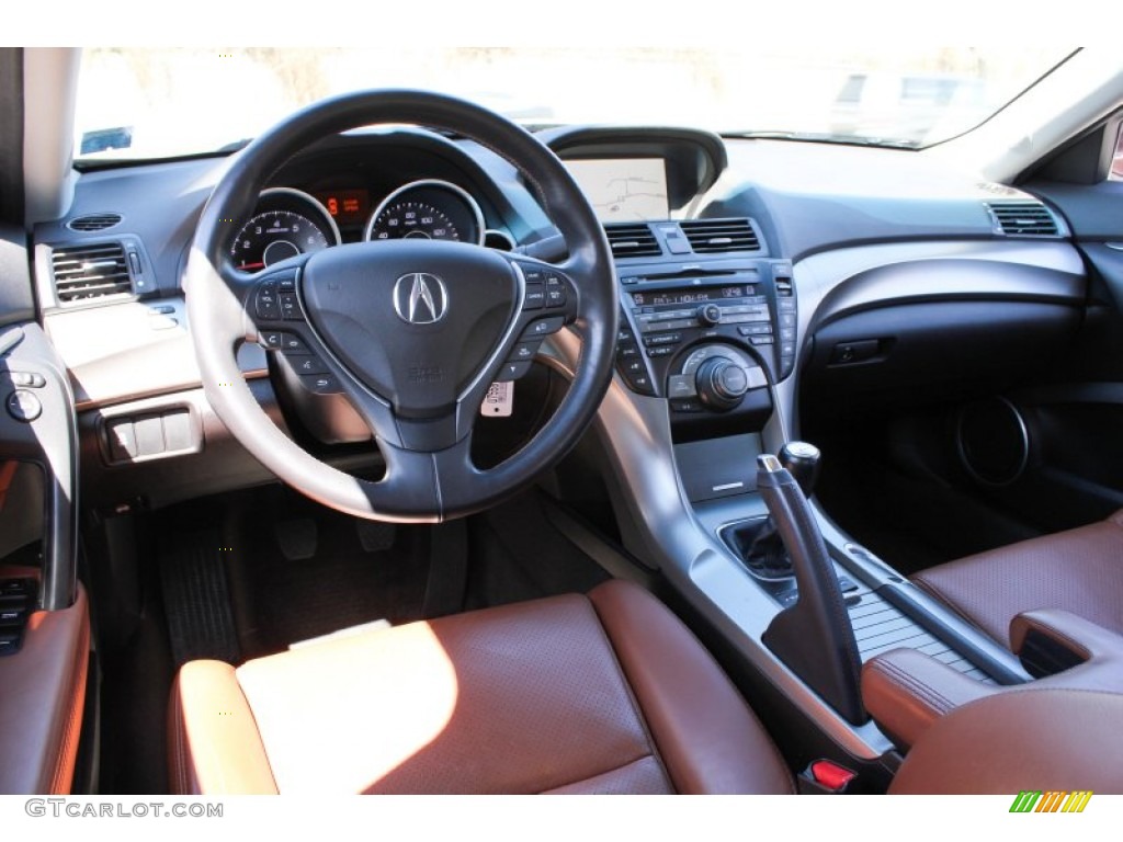2010 Acura TL 3.7 SH-AWD Technology Umber Brown Dashboard Photo #78931295