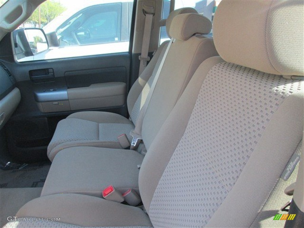 2008 Tundra Double Cab - Salsa Red Pearl / Beige photo #9