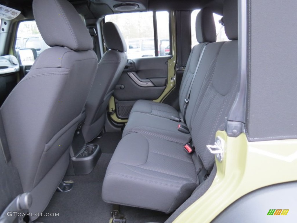 2013 Jeep Wrangler Unlimited Sport 4x4 Rear Seat Photo #78931629