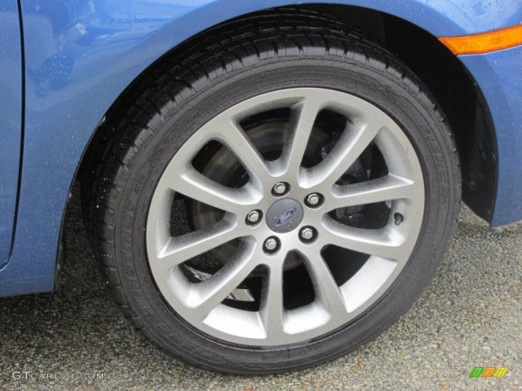 2009 Ford Fusion SEL V6 Blue Suede Wheel Photo #78932103
