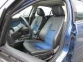 Alcantara Blue Suede/Charcoal Black Leather 2009 Ford Fusion SEL V6 Blue Suede Interior Color