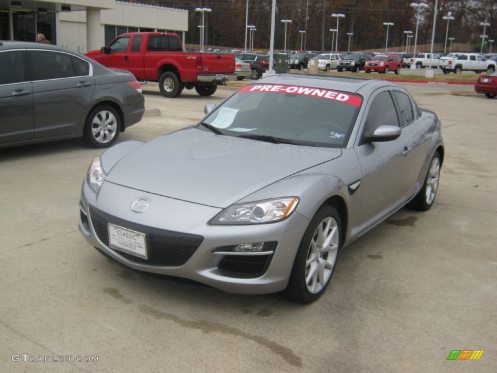 2011 RX-8 Grand Touring - Liquid Silver Metallic / Black photo #1