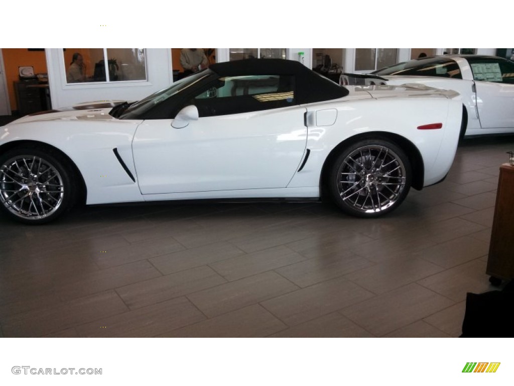 2013 Corvette 427 Convertible Collector Edition Heritage Package - Arctic White / Ebony photo #2