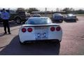 2013 Arctic White/60th Anniversary Pearl Silver Blue Stripes Chevrolet Corvette Z06  photo #4