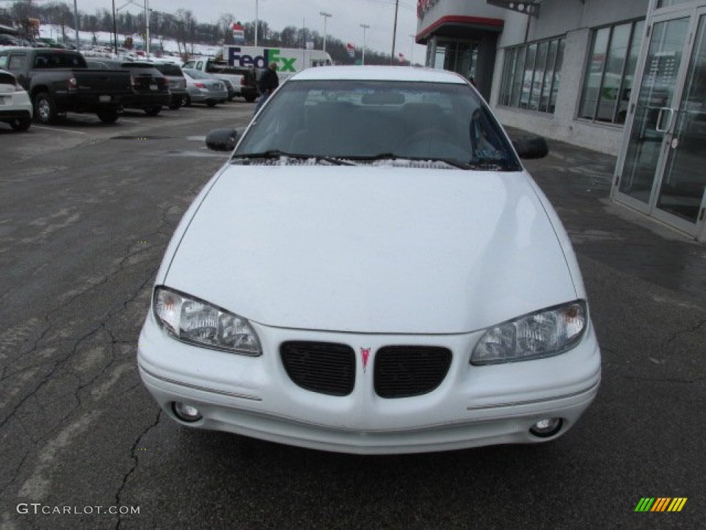 1996 Grand Am SE Coupe - Bright White / Pewter photo #3