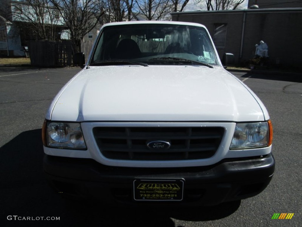 2003 Ranger XLT SuperCab 4x4 - Oxford White / Dark Graphite photo #14