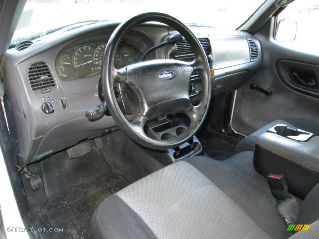2003 Ranger XLT SuperCab 4x4 - Oxford White / Dark Graphite photo #17