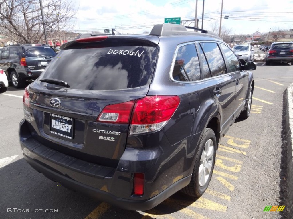 2011 Outback 2.5i Limited Wagon - Graphite Gray Metallic / Off Black photo #7