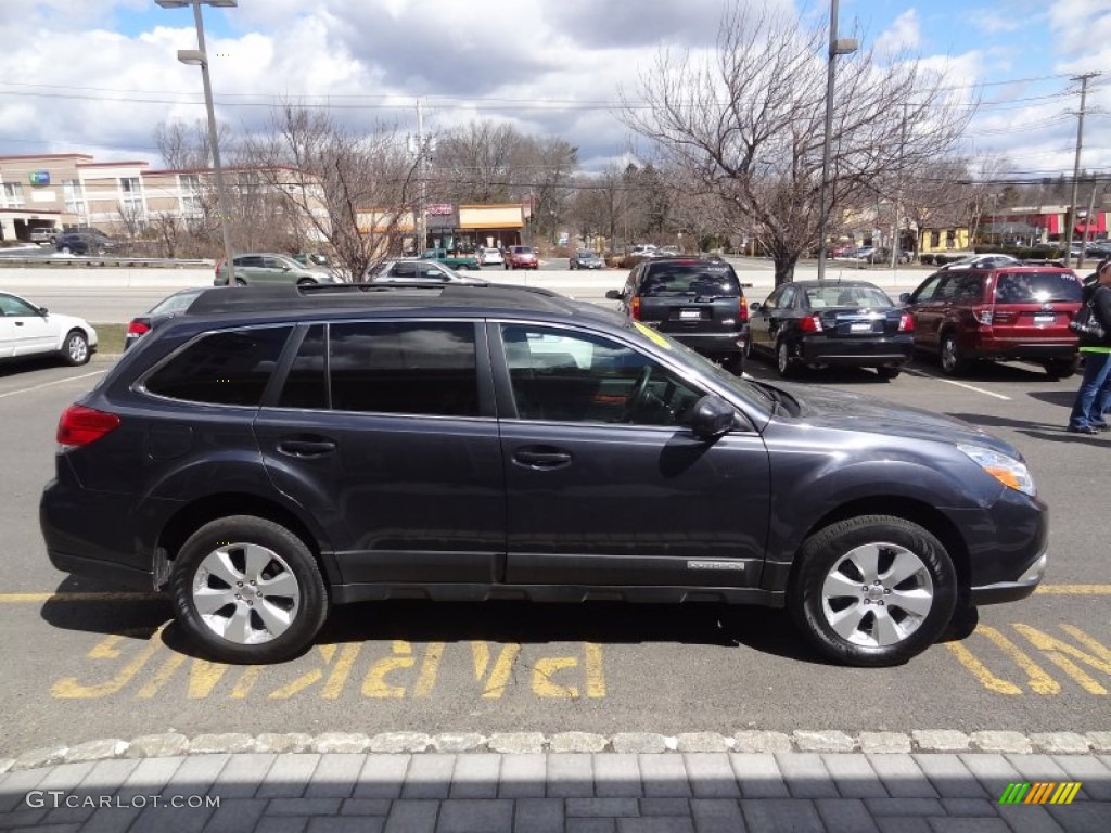 2011 Outback 2.5i Limited Wagon - Graphite Gray Metallic / Off Black photo #9
