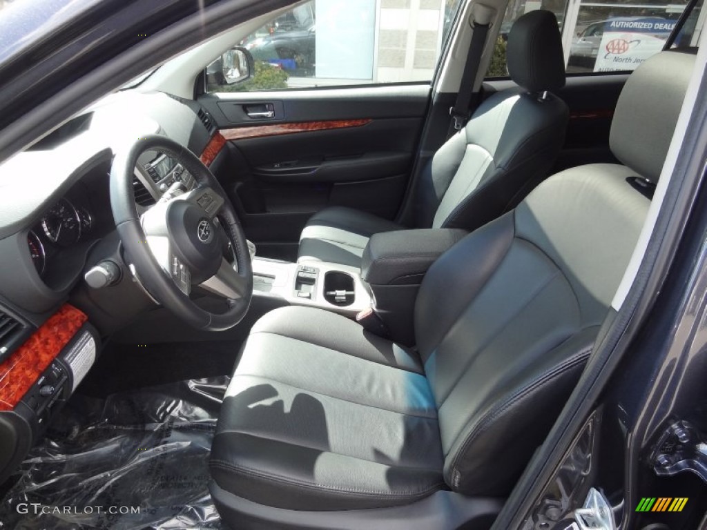 2011 Outback 2.5i Limited Wagon - Graphite Gray Metallic / Off Black photo #13