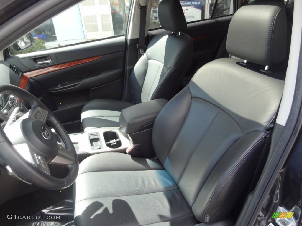 2011 Outback 2.5i Limited Wagon - Graphite Gray Metallic / Off Black photo #15