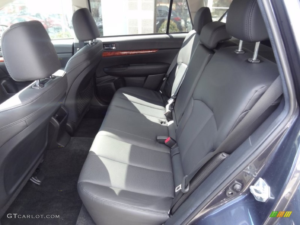 2011 Outback 2.5i Limited Wagon - Graphite Gray Metallic / Off Black photo #16