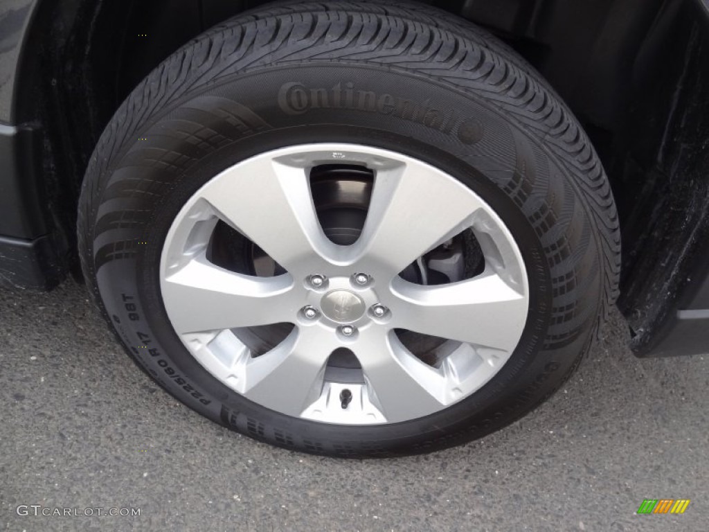 2011 Outback 2.5i Limited Wagon - Graphite Gray Metallic / Off Black photo #39