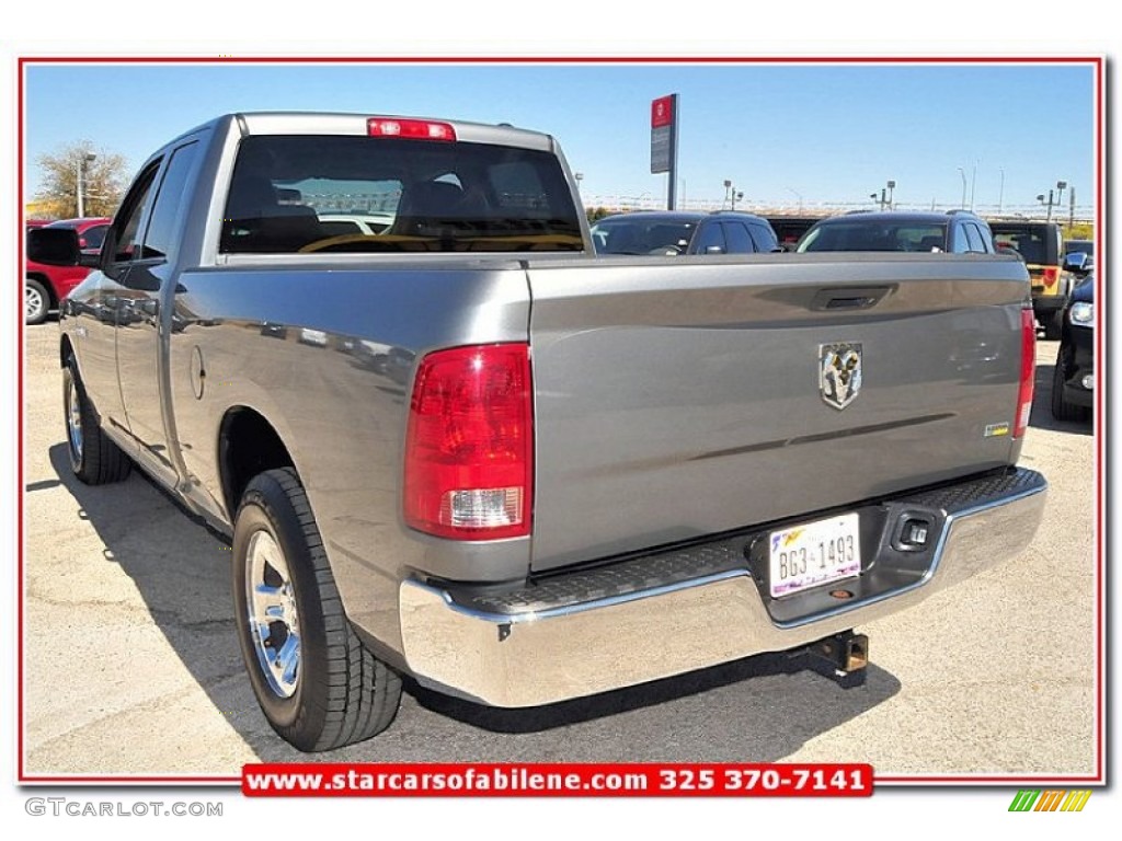 2010 Ram 1500 ST Quad Cab - Mineral Gray Metallic / Dark Slate/Medium Graystone photo #3