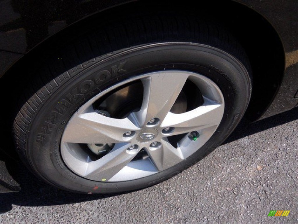 2013 Elantra GLS - Black / Beige photo #3
