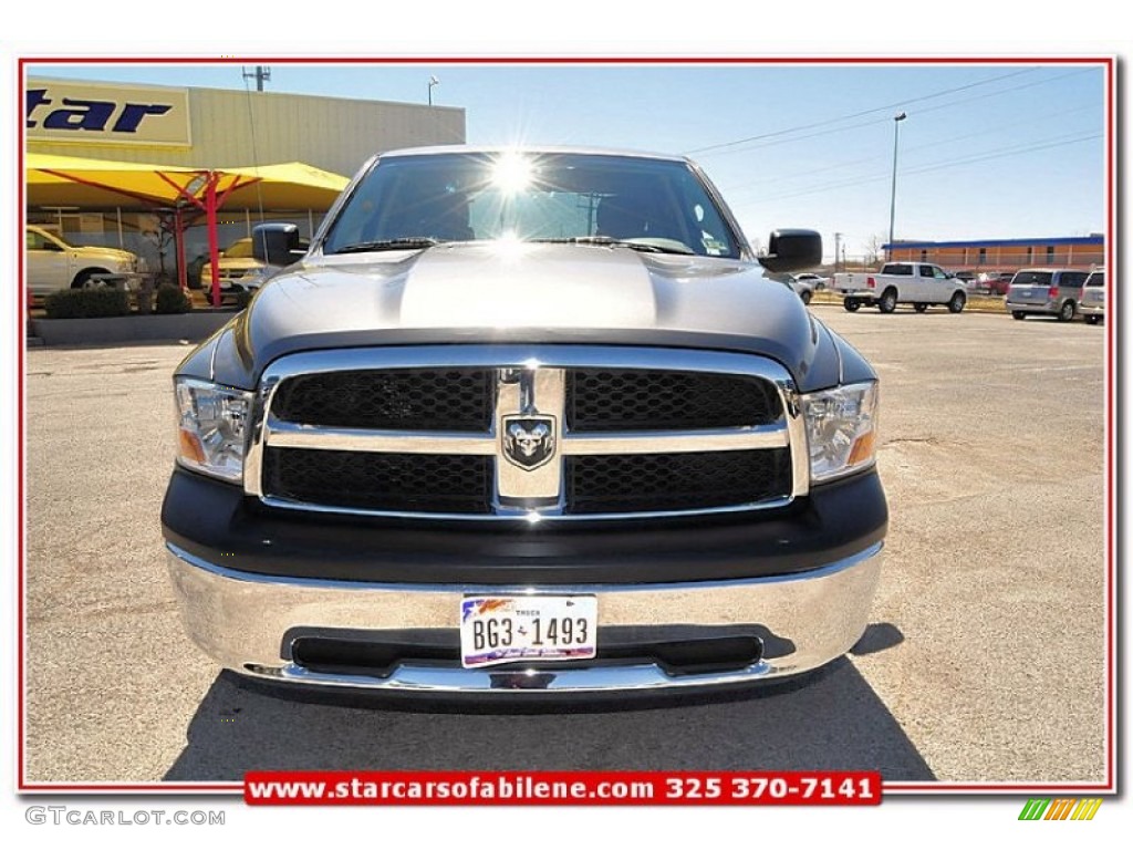 2010 Ram 1500 ST Quad Cab - Mineral Gray Metallic / Dark Slate/Medium Graystone photo #11