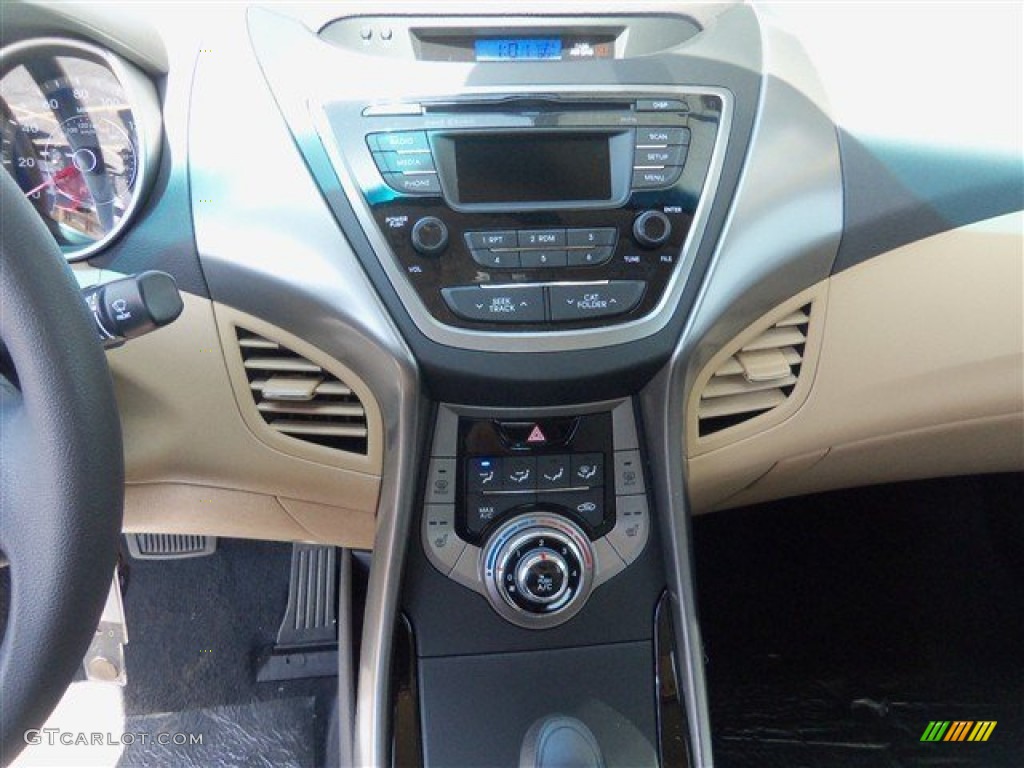 2013 Elantra GLS - Black / Beige photo #13