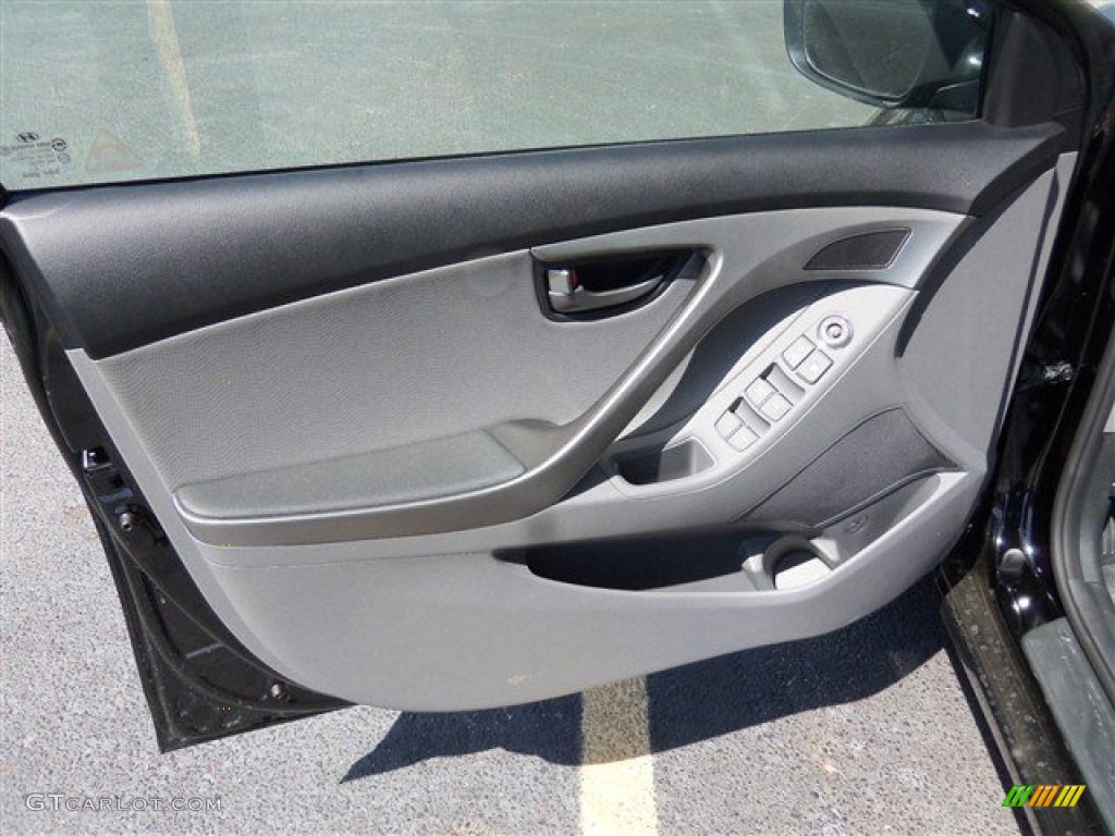 2013 Elantra Limited - Black / Gray photo #9