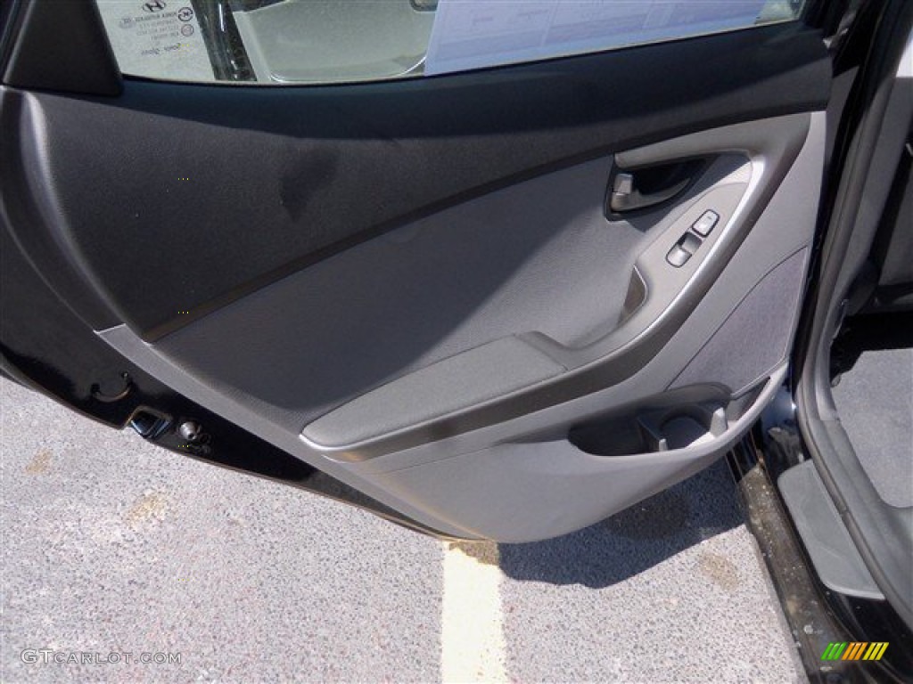 2013 Elantra Limited - Black / Gray photo #12